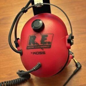 Racing Electronics Red Headset